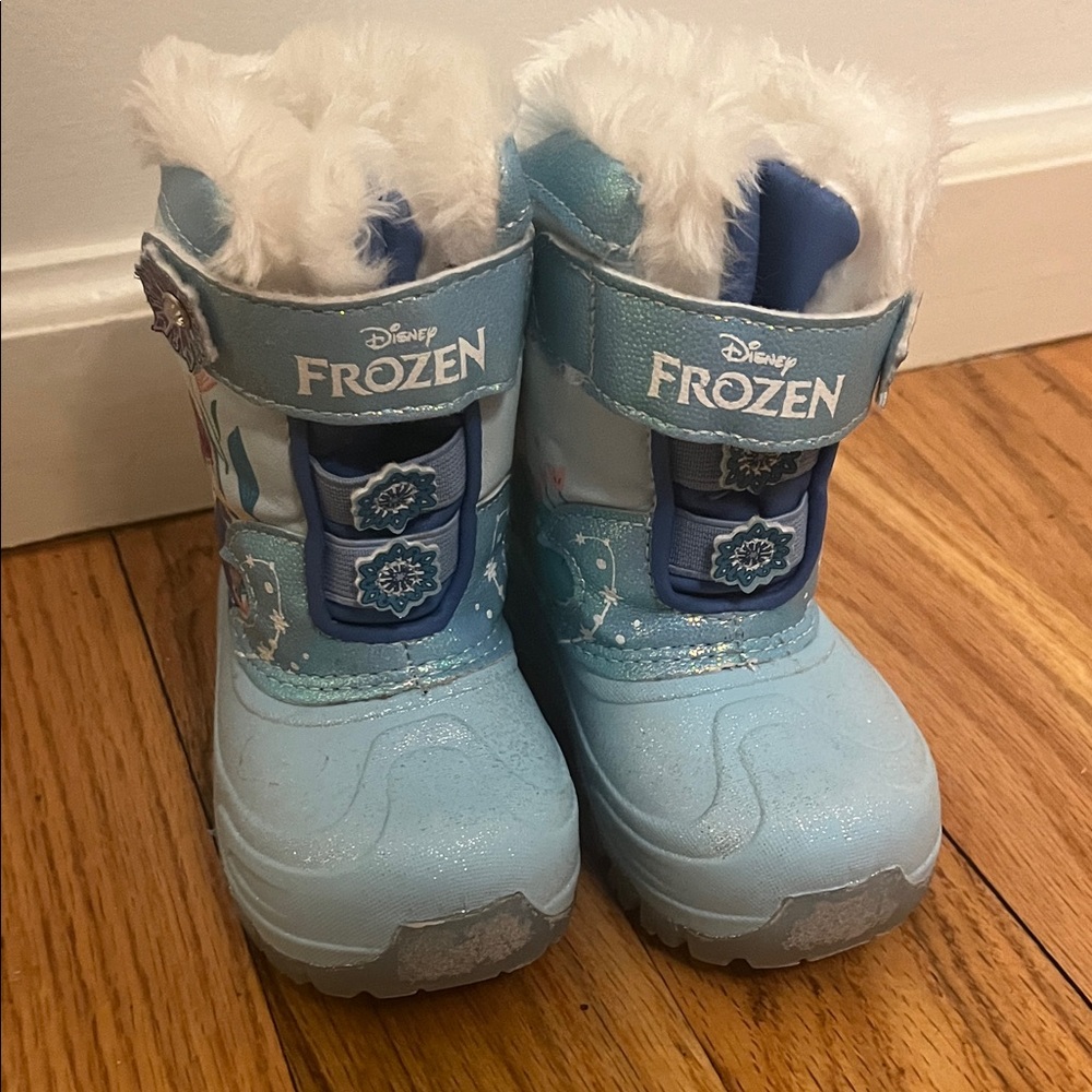 Disney Frozen Light Blue Snow Boots